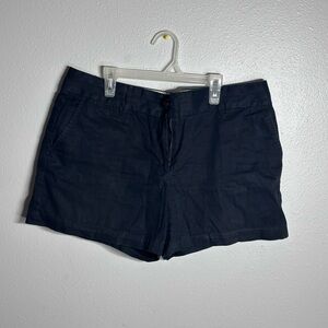 Ann Taylor LOFT Women Black‎ Casual Chino Shorts The Riviera Short size 12